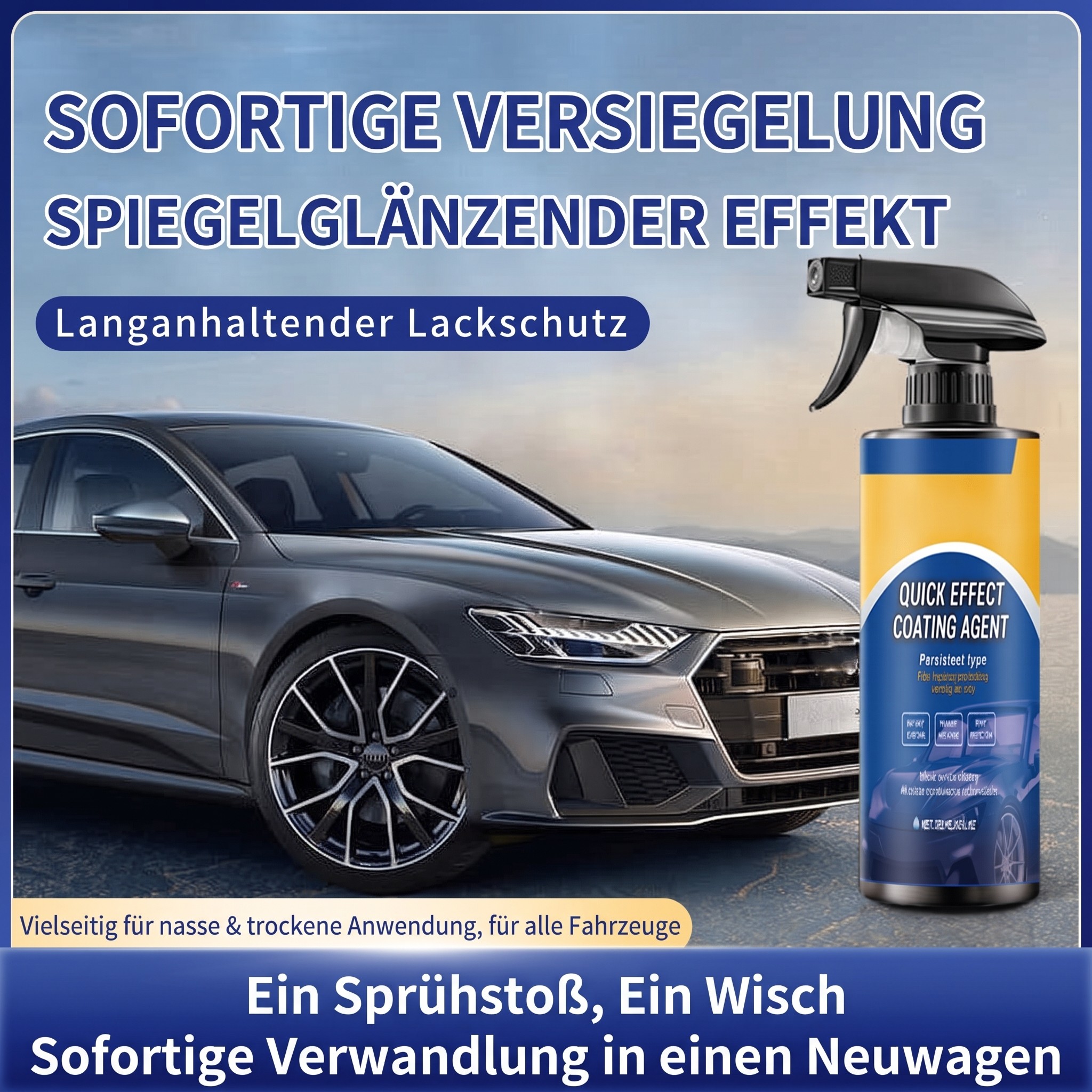 Spray agent de revêtement rapide avancé pour voiture