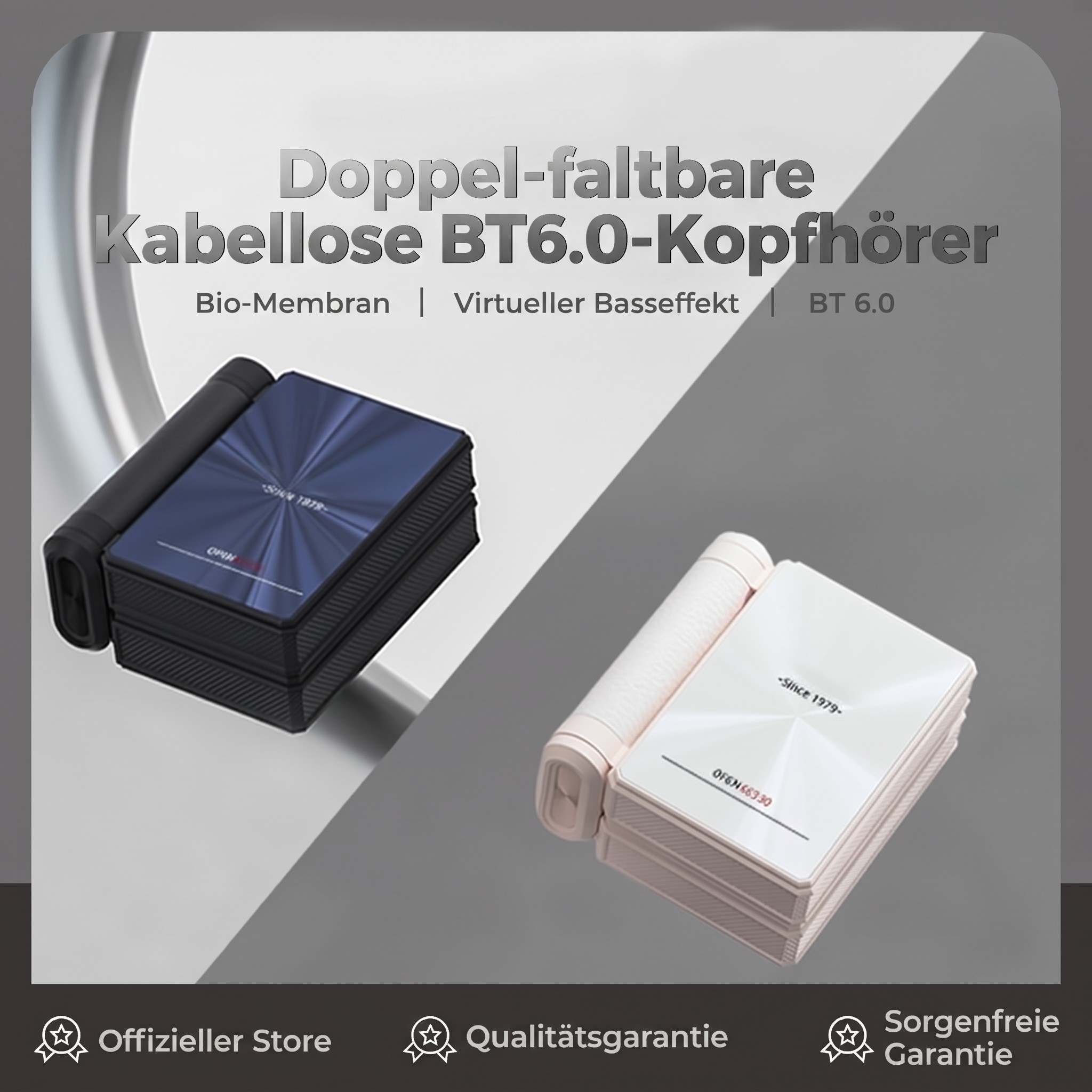 Écouteurs sans fil Bluetooth 6.0 à réduction de bruit – 145H d'autonomie, étanches IPX5, sport