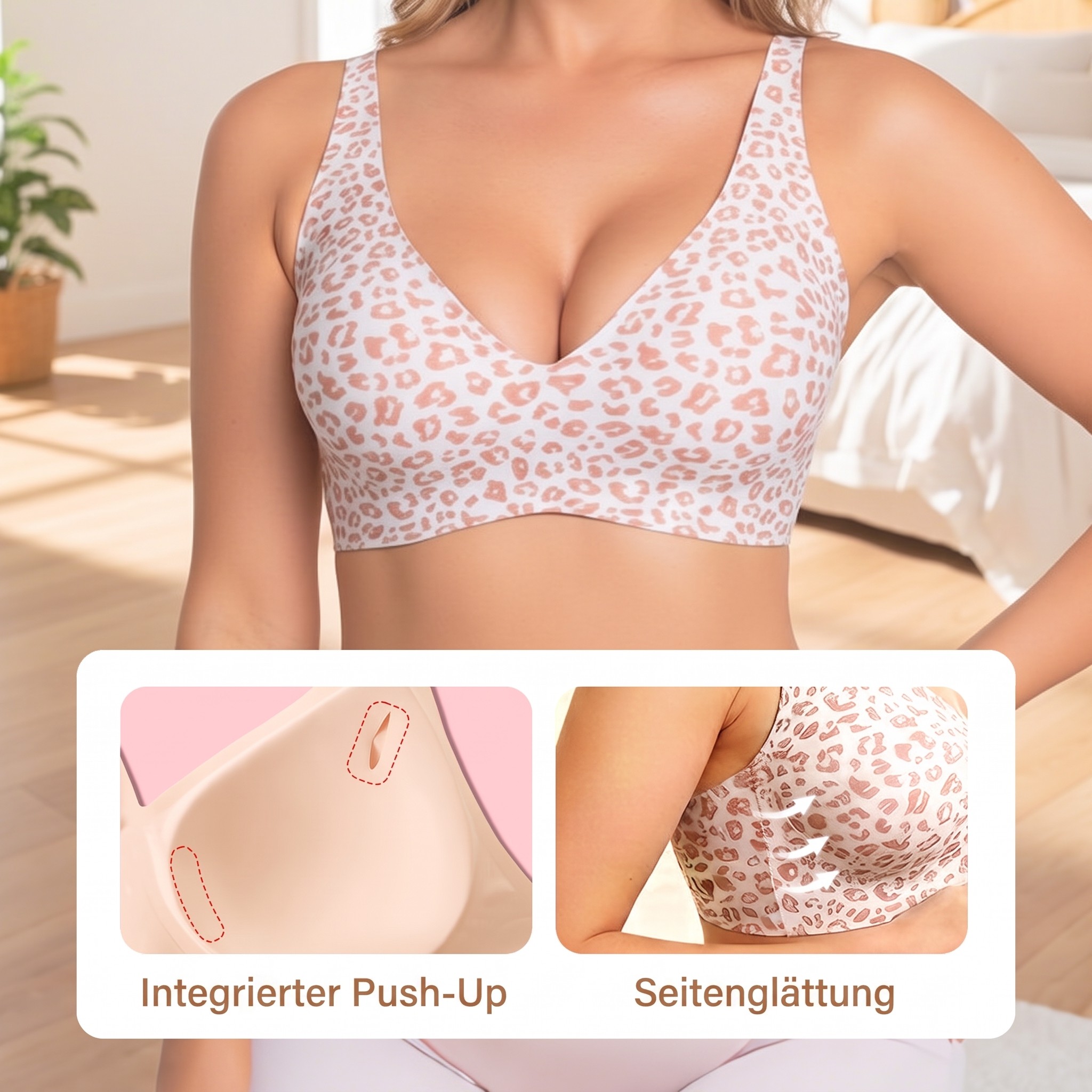 Soutiens-gorge sans armatures Jelly pour femmes, confortables, soutiens-gorge push-up, bralettes sans coutures, soutiens-gorge T-shirt à décolleté profond en V, soutiens-gorge de tous les jours