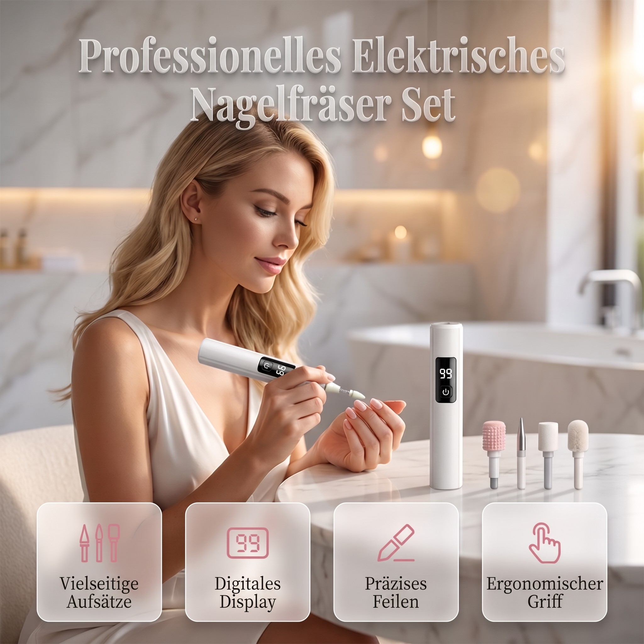 Polisseuse à ongles électrique professionnelle