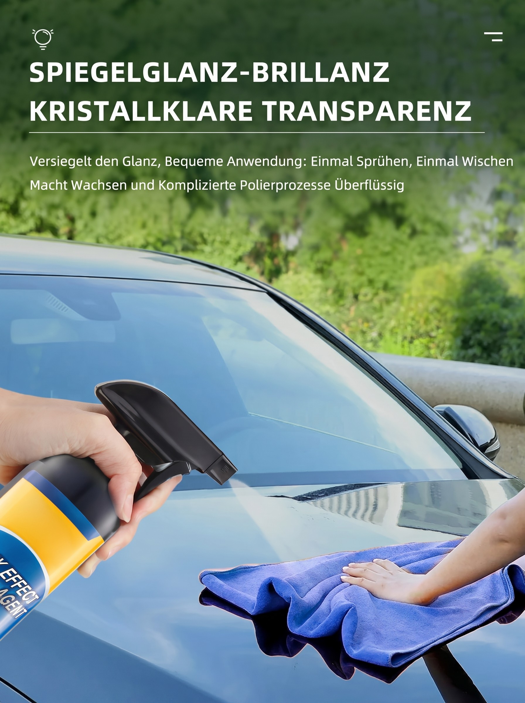 Spray agent de revêtement rapide avancé pour voiture