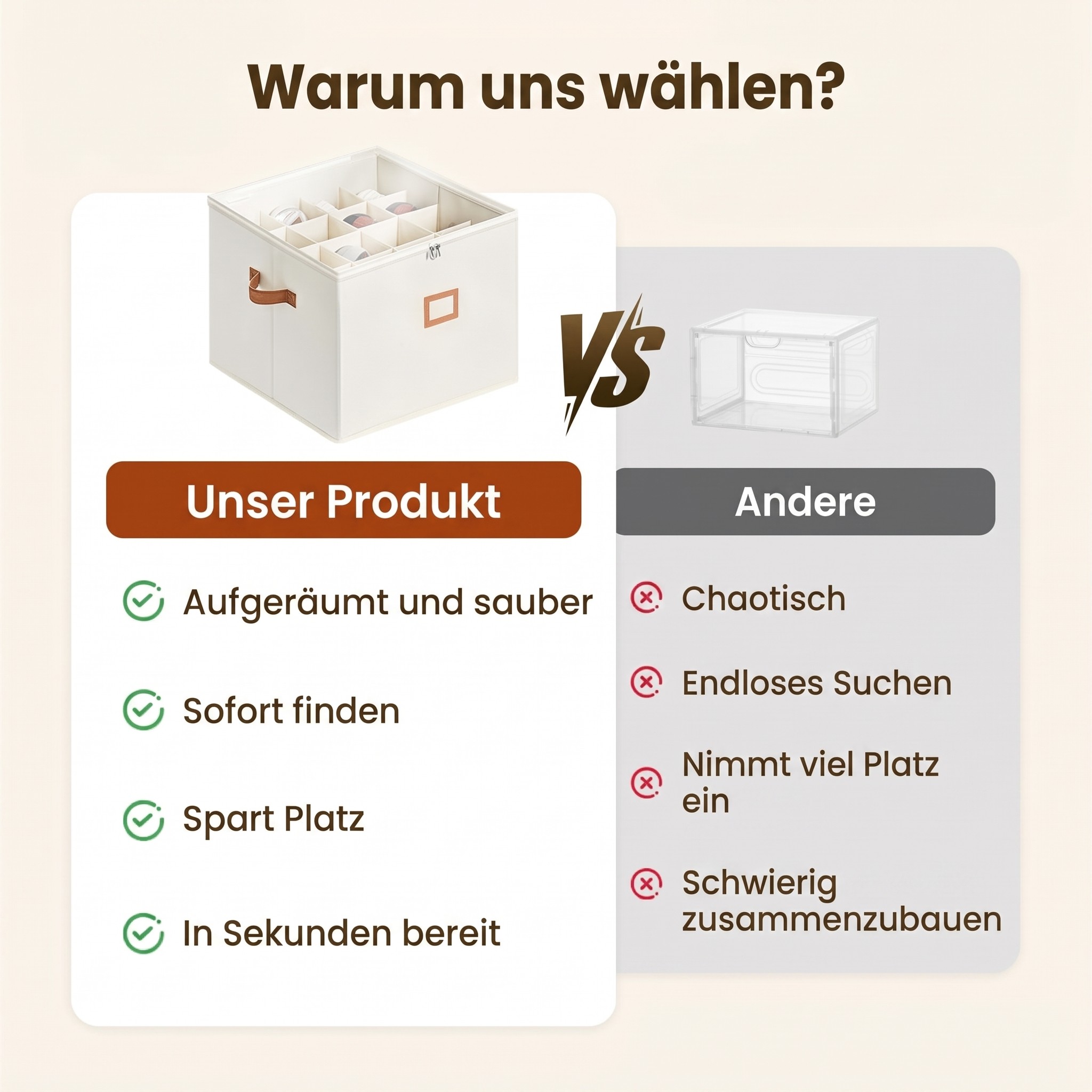 Boîte de rangement en tissu pour chaussures – Pliable, grande capacité, anti-poussière et respirante pour placard et chambre